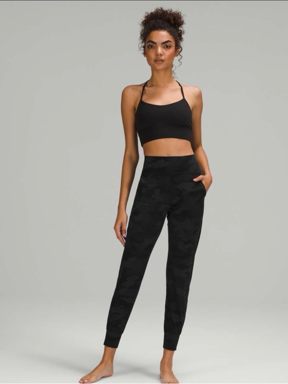 Lululemon Align Jogger 28" Heritage 365 Camo Deep Coal Multi 6 Black & Gray NWOT